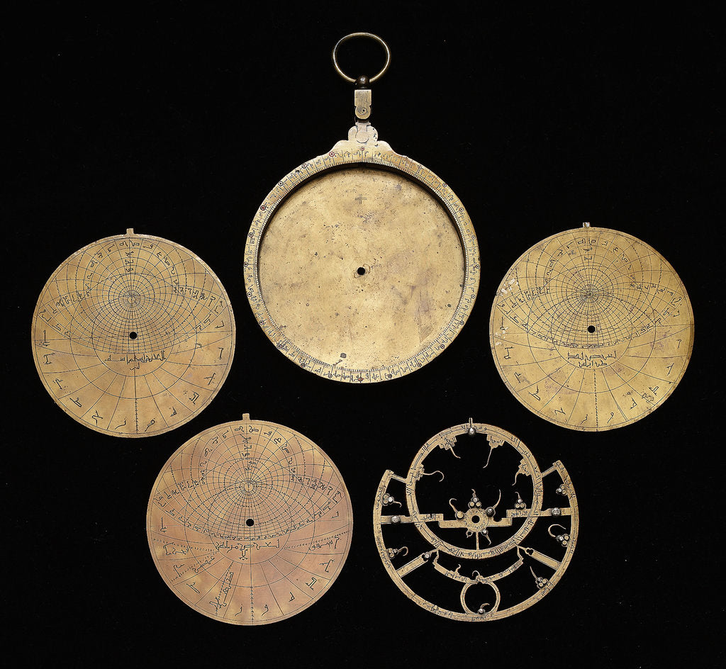 Detail of Astrolabe: dismounted obverse by Unknown