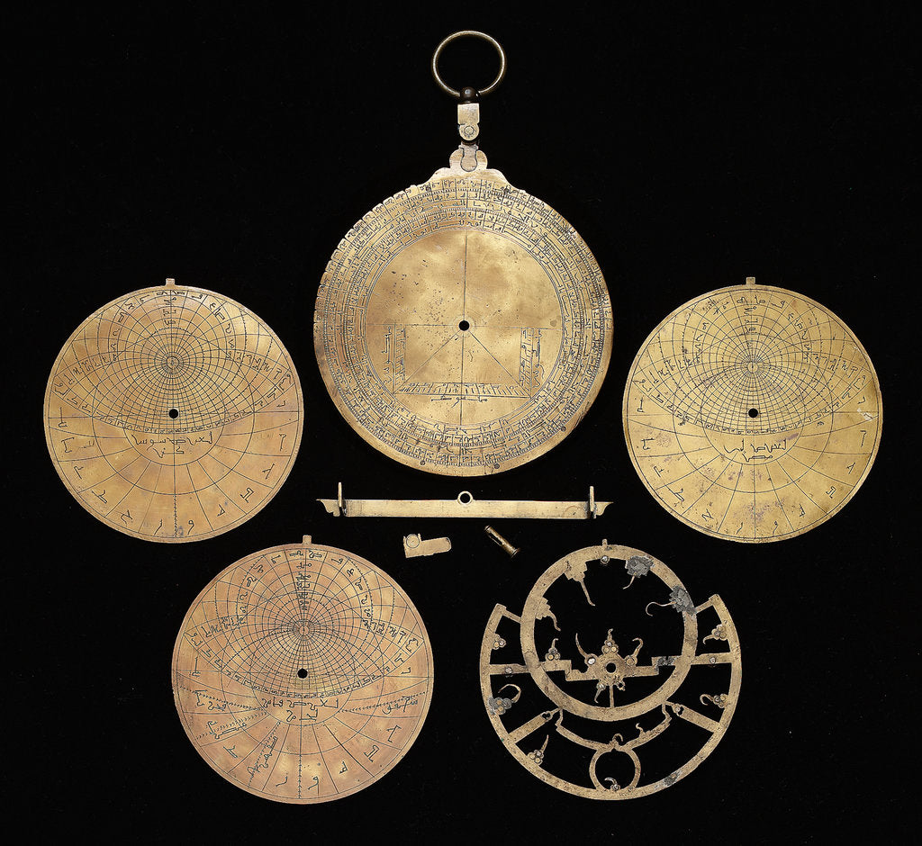 Detail of Astrolabe: dismounted reverse by Unknown