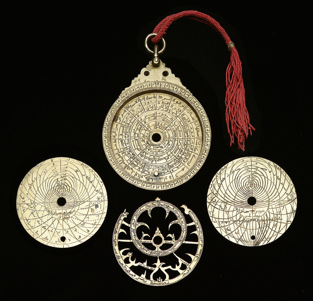 Detail of Astrolabe: dismounted obverse by Unknown