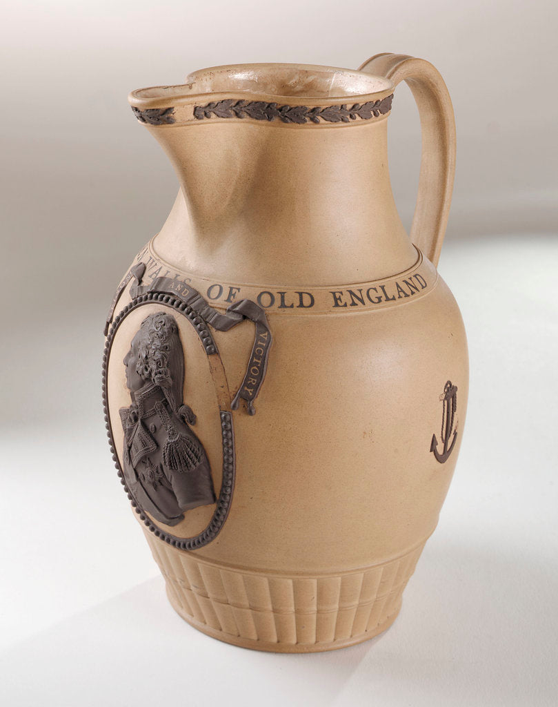Detail of Stoneware jug by Josiah Wedgwood & Sons Ltd.