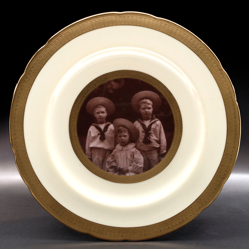 Detail of Porcelain plate by Minton