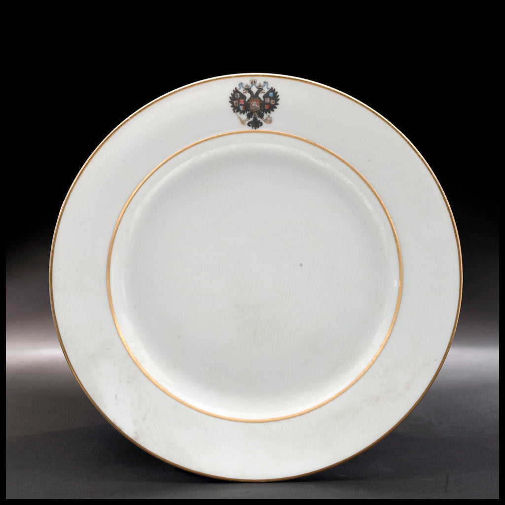 Detail of Plate from the Russian Imperial yacht 'Standart' (1896) by Russian Imperial Porcelain Factory