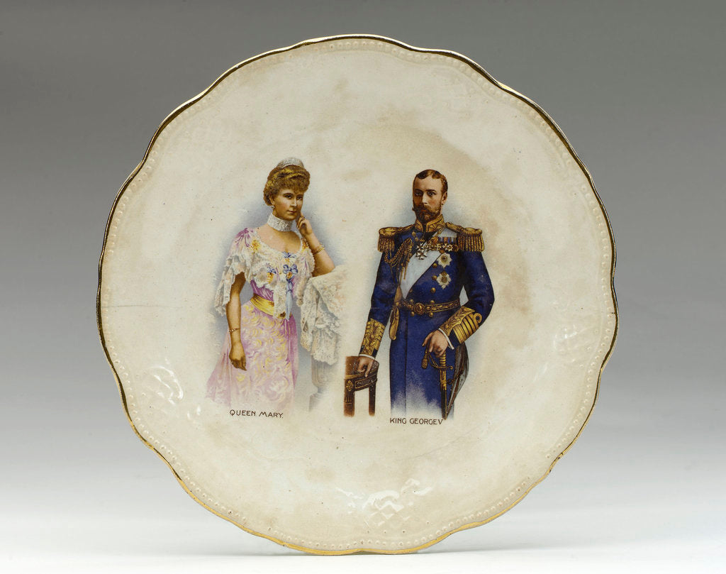 Detail of Earthernware plate by Unknown