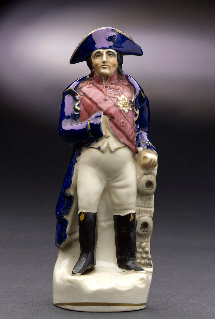 Detail of Earthenware figure by Unknown
