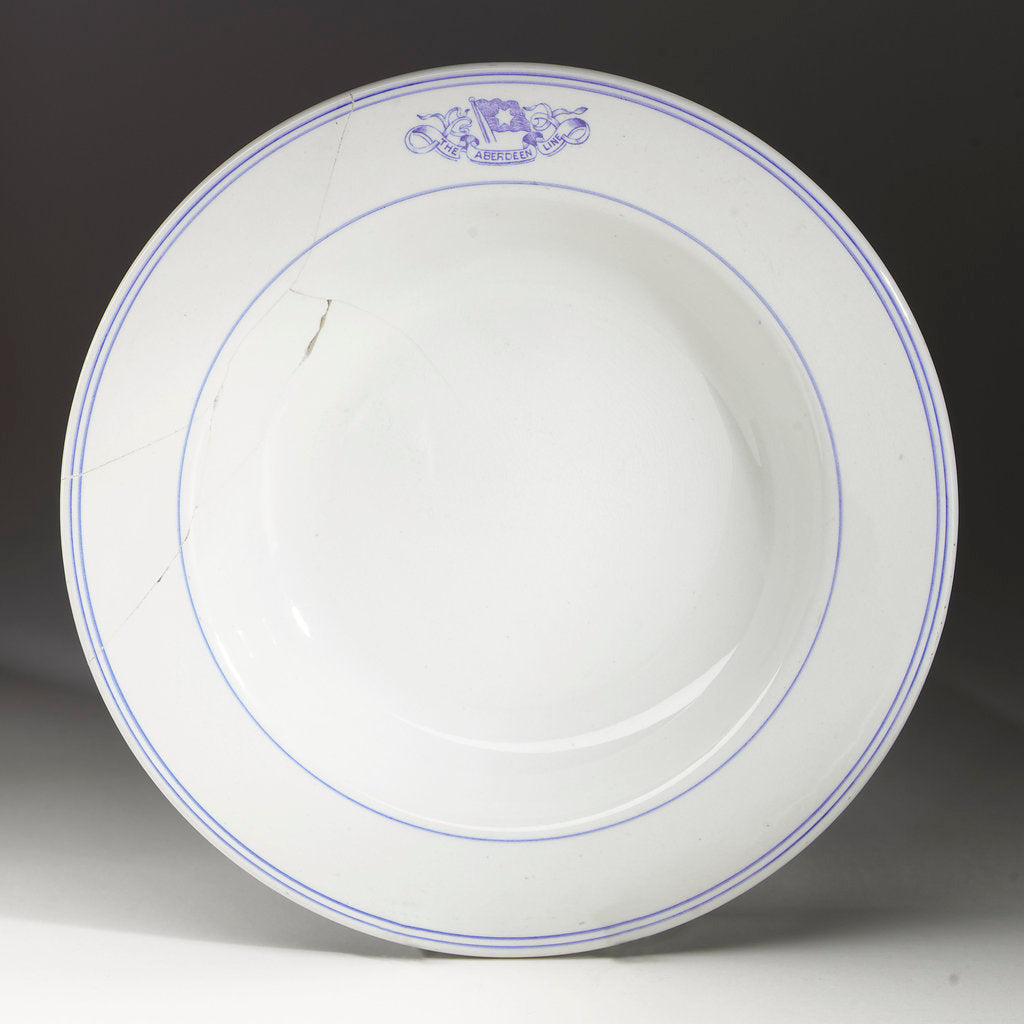 Detail of Earthernware plate by Dunn Bennett & Co. Ltd.