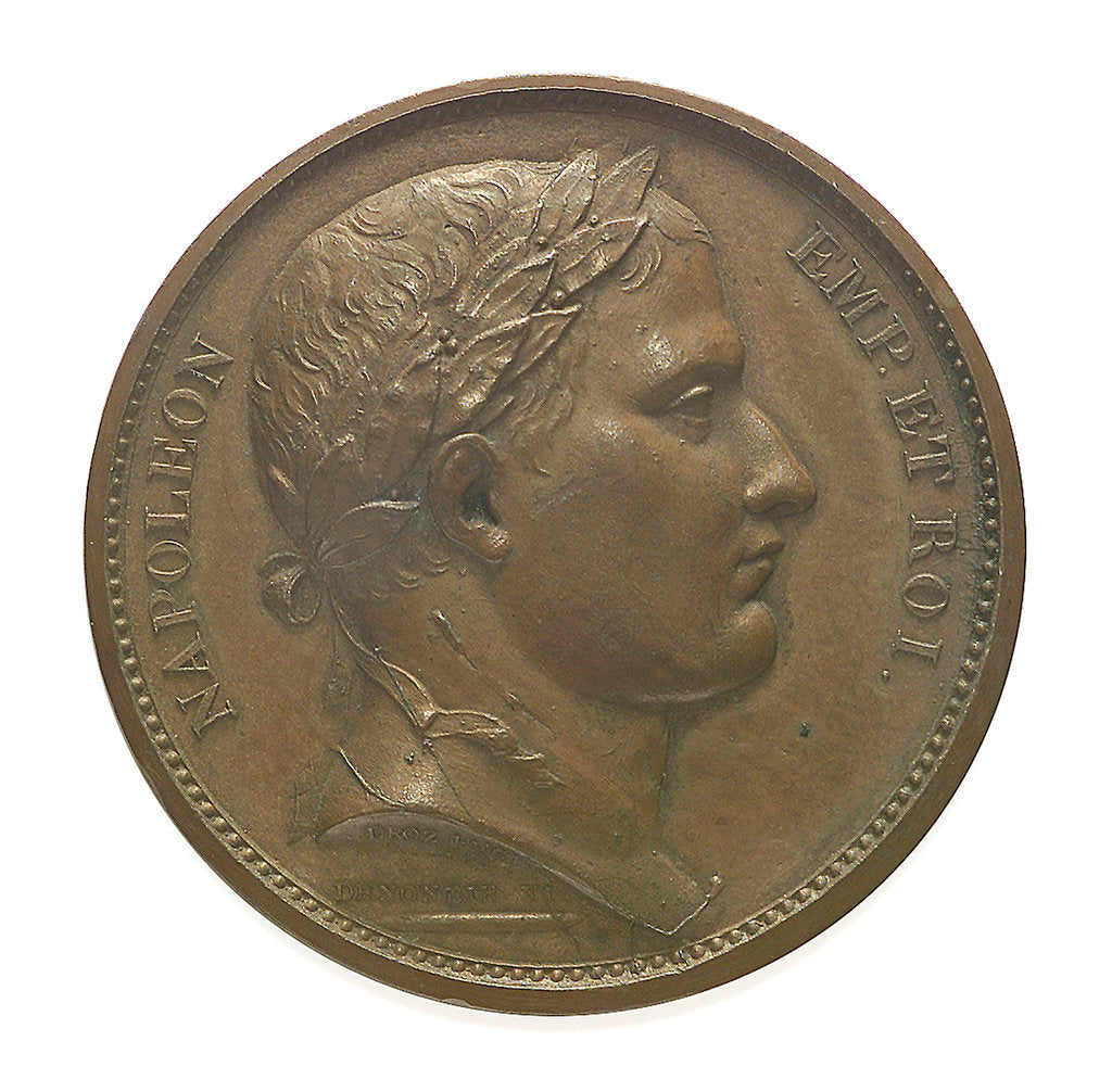 Detail of Medal commemorating the planned invasion of England; obverse by D.V. Denon