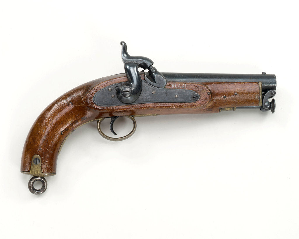Detail of Sea Service pistol by W. Boden