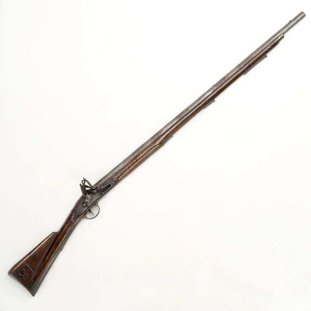 Detail of Flintlock musket by Unknown