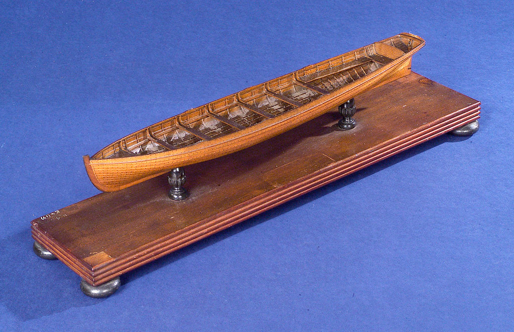 Detail of Gig, port 3/4 bow by Unknown