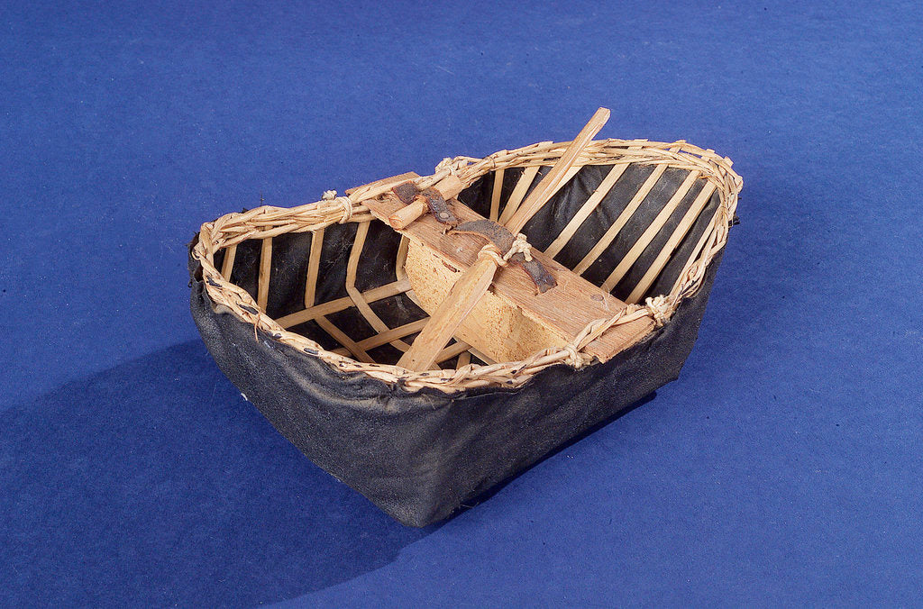 Detail of River Tywi coracle, starboard stern quarter by Unknown