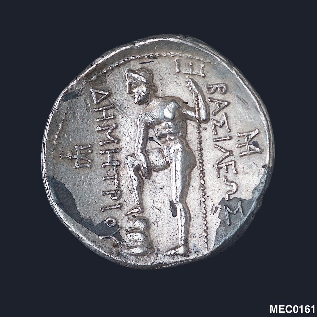 Detail of A tetradrachm commemorating the Battle of Salamis in Cyprus, BC306 by Unknown