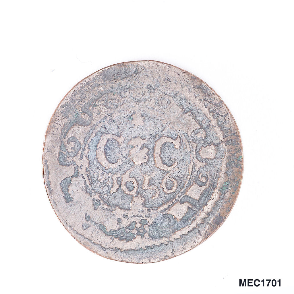 Detail of Cork halfpenny token by Unknown