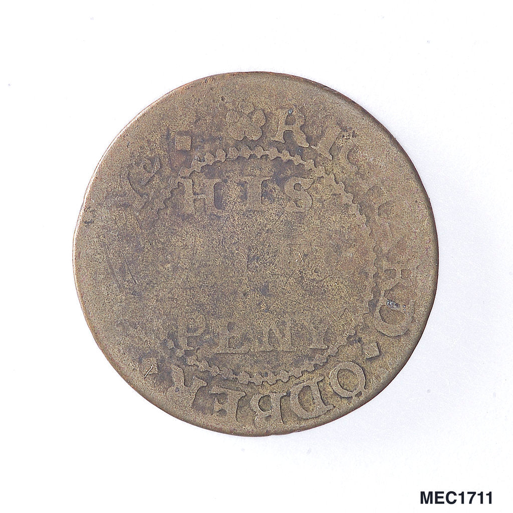 Detail of Holborn halfpenny token by Unknown