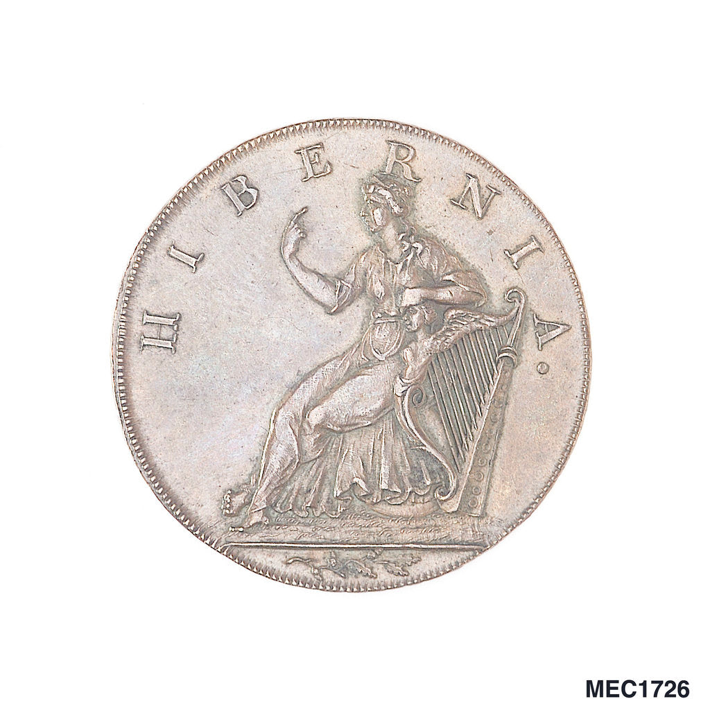 Detail of Cronebane halfpenny token by Unknown