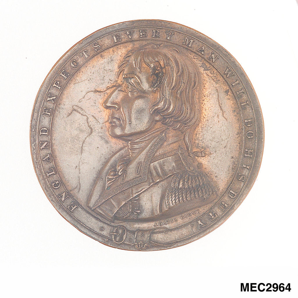 Detail of Medal of The Shipwrecked Fishermen and Mariners Royal Benevolent Society by J. Davis