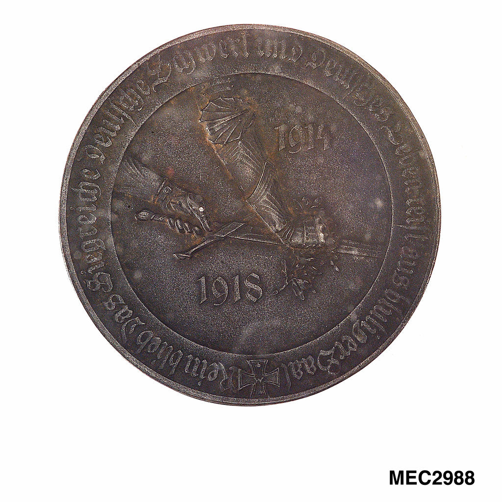 Detail of Medal commemorating the First World War by Unknown