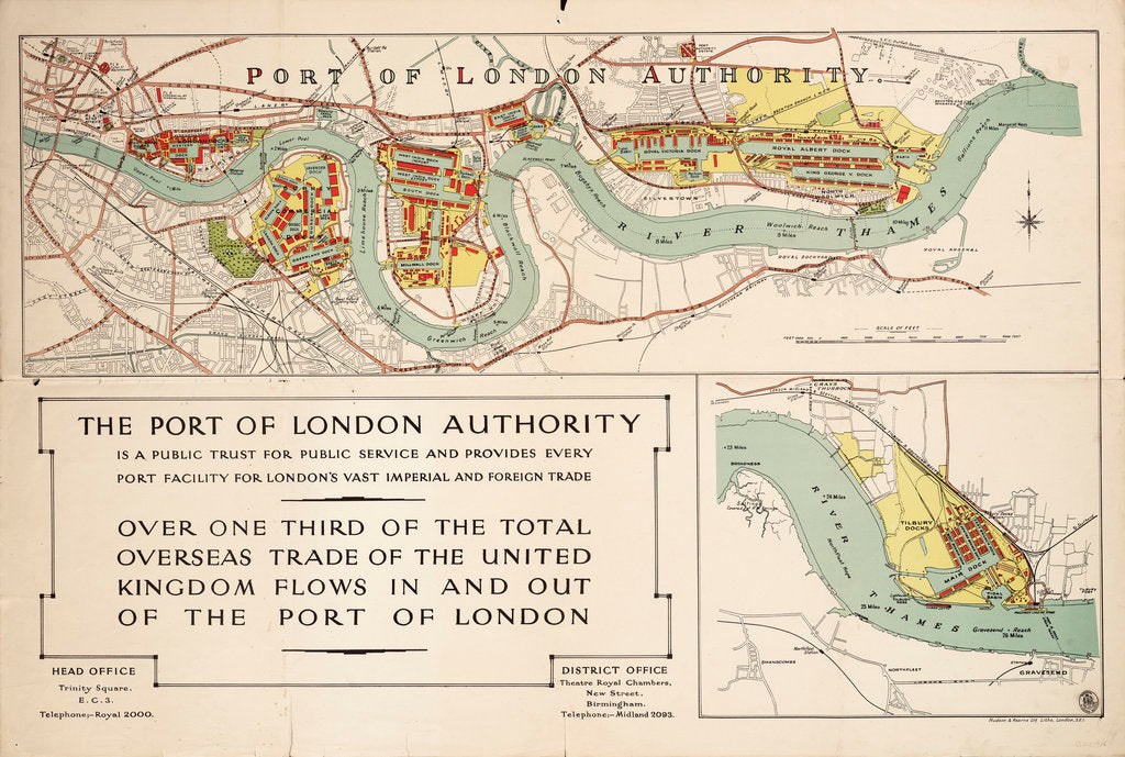 Detail of The Port of London Authority by Port of London Authority