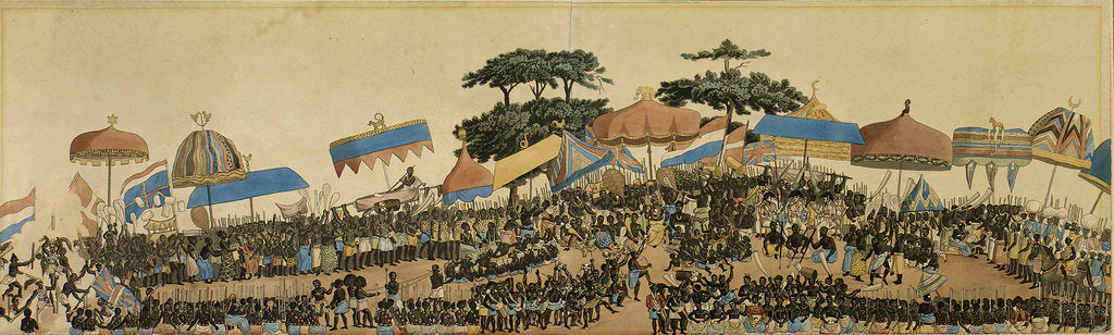 Detail of The first day of the Yam Custom by Robert Havell & Son