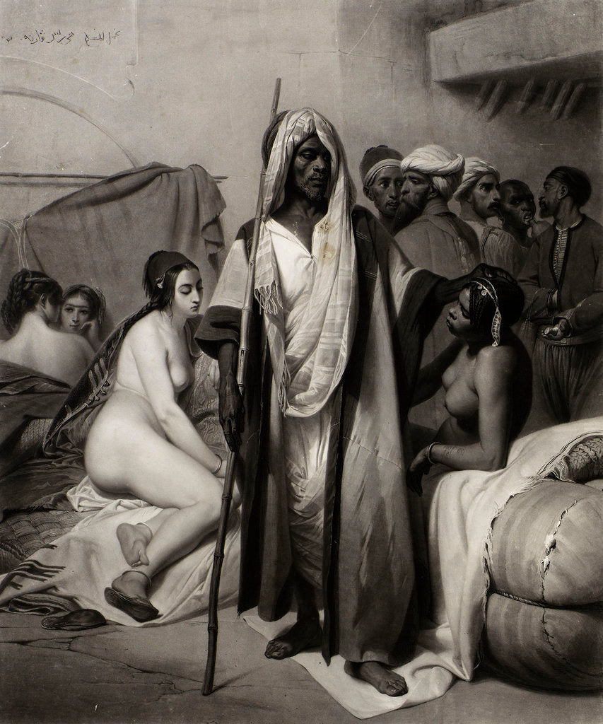 Detail of Marchand d'Esclaves ('The slave trader') by Eugene Jazet