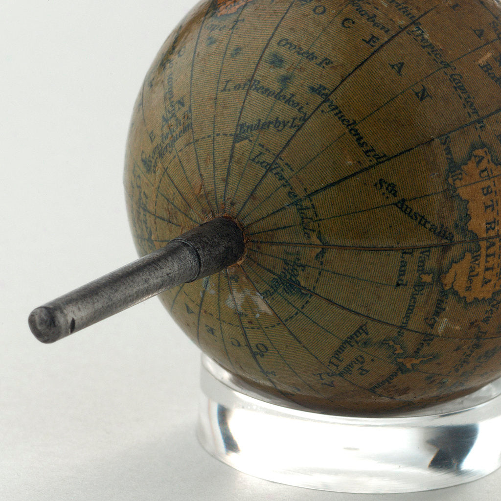 Detail of Label text in south polar region by Malby & Co.
