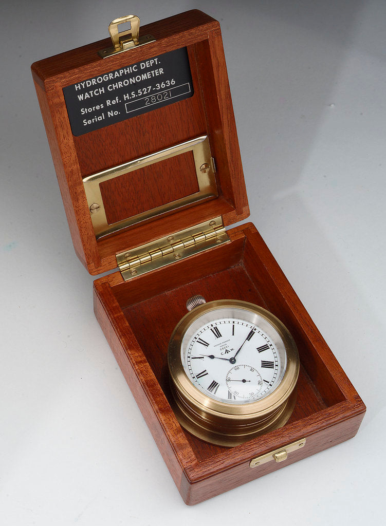 Detail of Deck watch in case by Ulysse Nardin