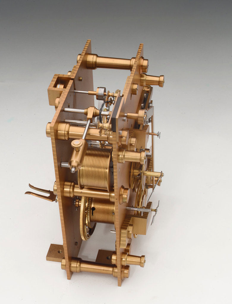 Detail of Astronomical regulator, movement front by Victor Kullberg