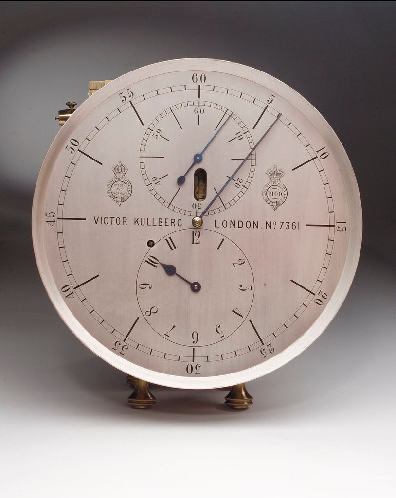 Detail of Astronomical regulator, face by Victor Kullberg