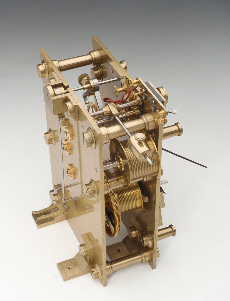 Detail of Astronomical regulator, movement back by Victor Kullberg