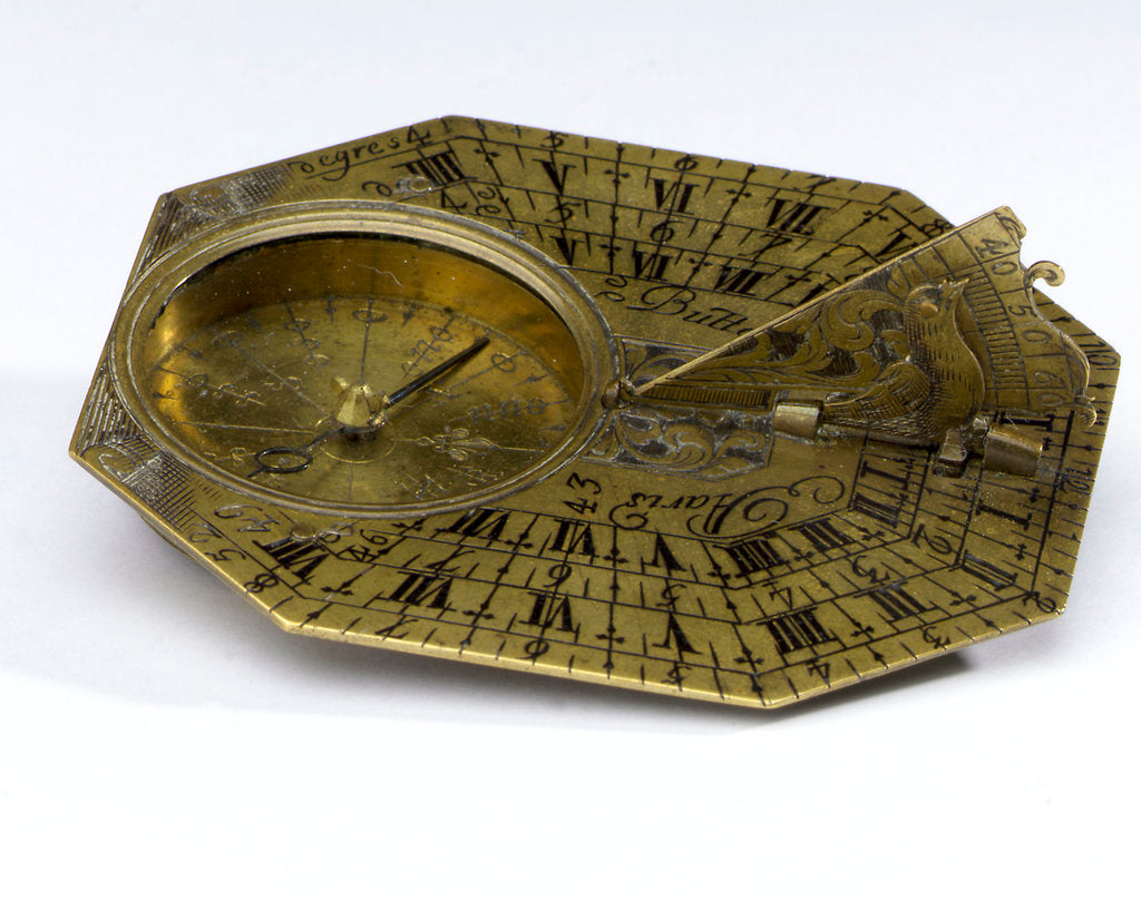 Detail of Butterfield dial by Michael Butterfield