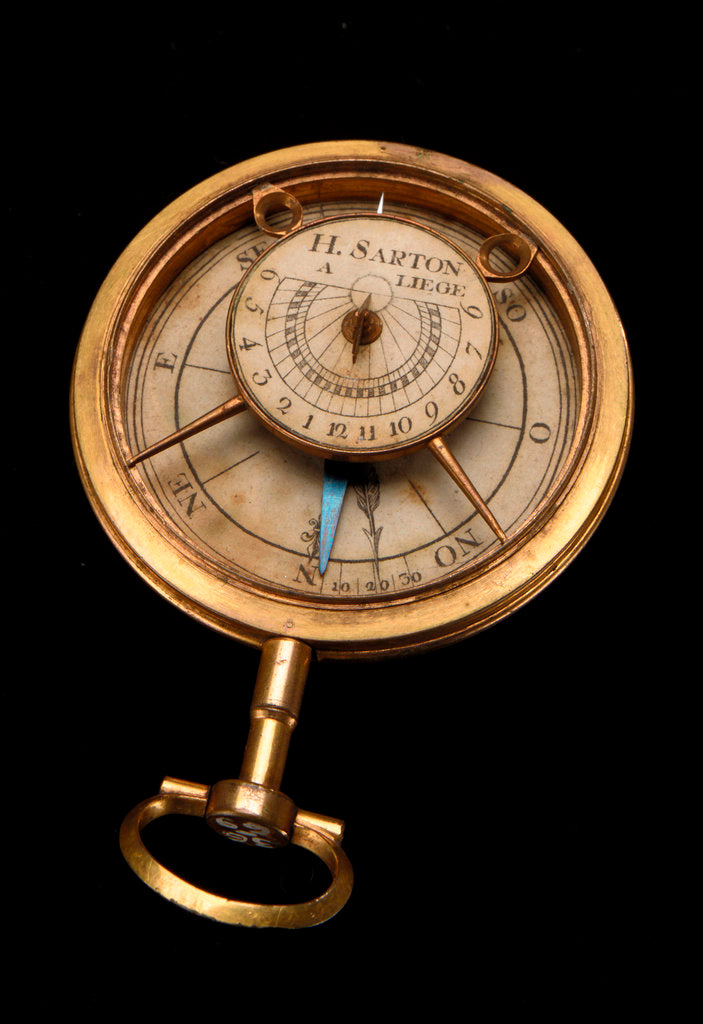 Detail of Compass dial by Hubert Sarton