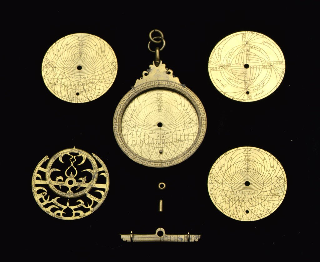 Detail of Astrolabe by Yusuf ibn Hajji al-Jilani