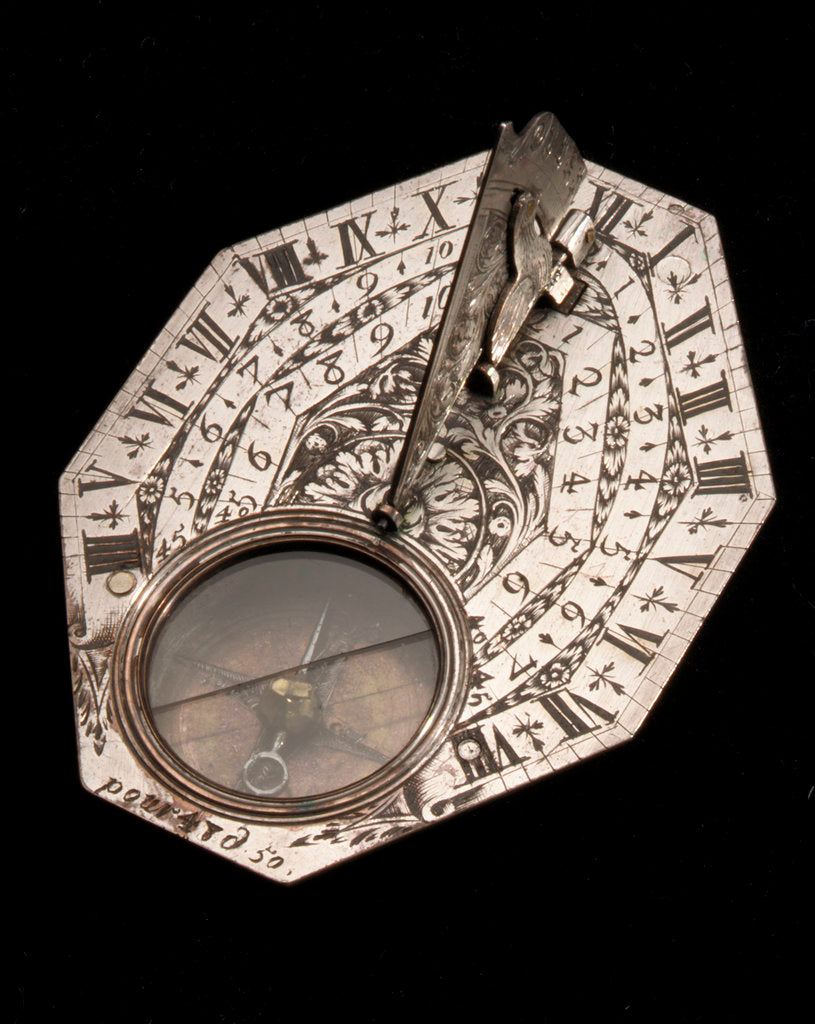 Detail of Butterfield dial by Nicolas Bion