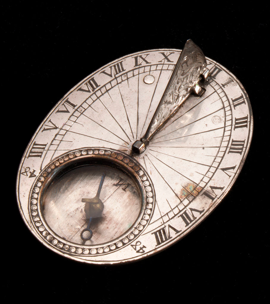 Detail of Horizontal dial by Philippe de Mewes