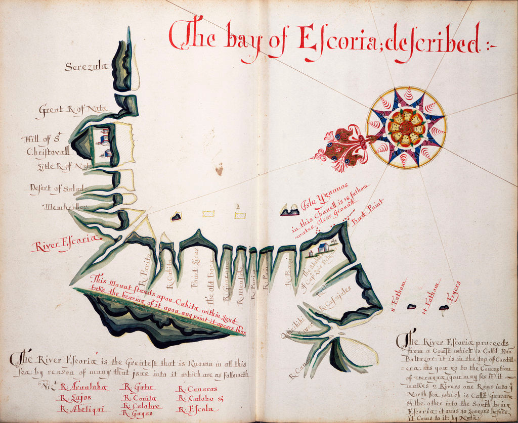 Detail of The Bay of Escoria by William Hack