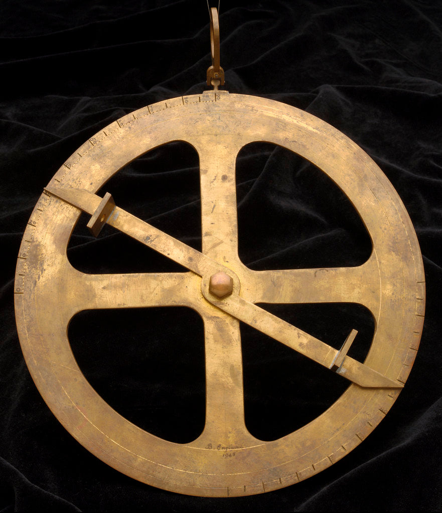Detail of Mariner's astrolabe by B. England