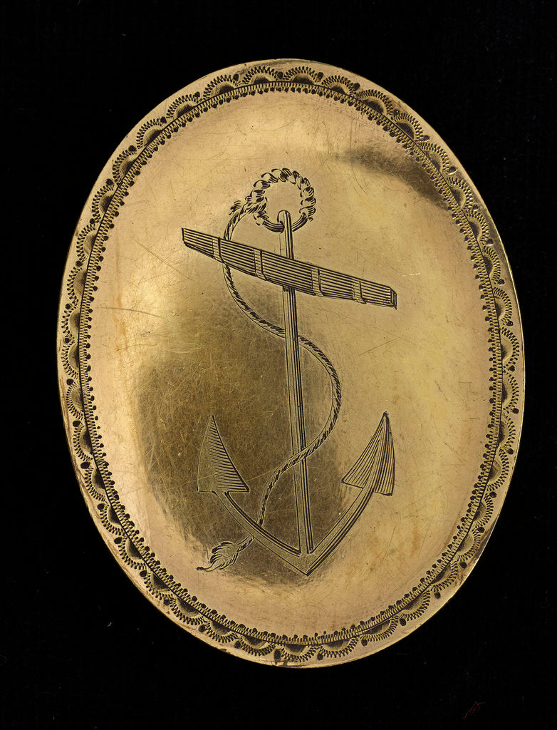 Detail of Royal Naval uniform by H. B.
