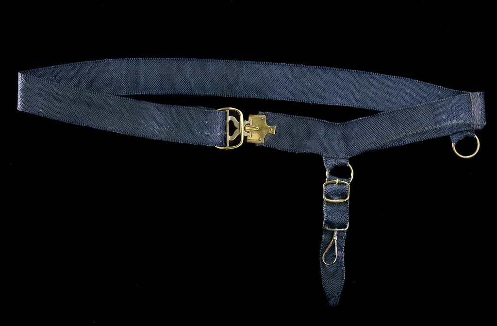 Detail of Non-regulation sword belt by unknown