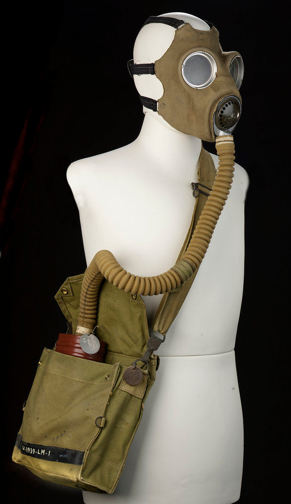 Detail of Non-regulation gas mask by unknown