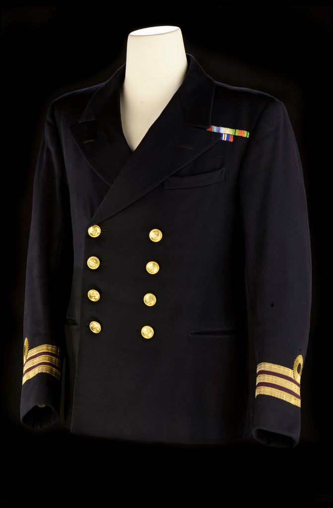 Detail of Royal Naval uniform: possibly pattern 1929 by Baker & Co. Ltd.