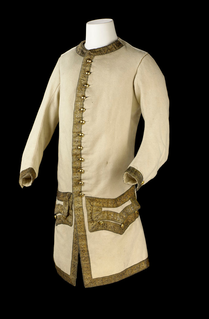 Detail of Royal Naval uniform: pattern 1748-1767 by unknown