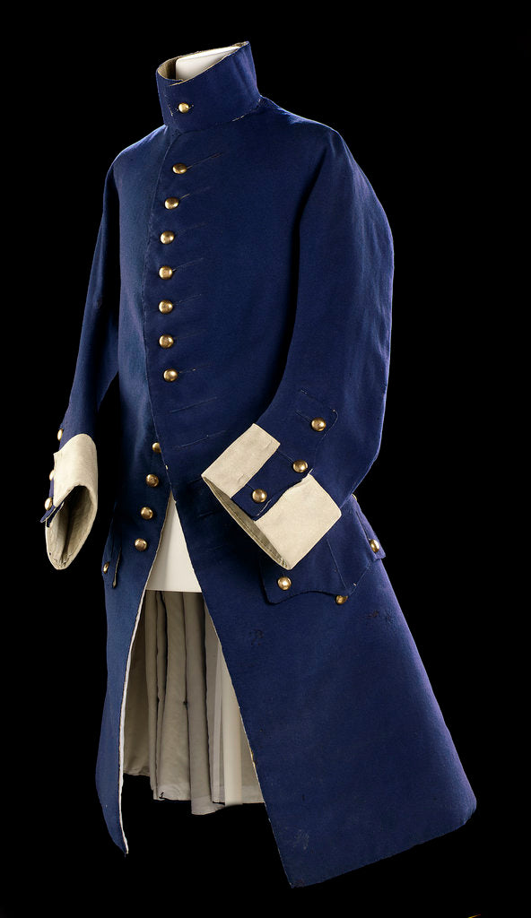 Detail of Royal Naval uniform: pattern 1748-1758 by unknown