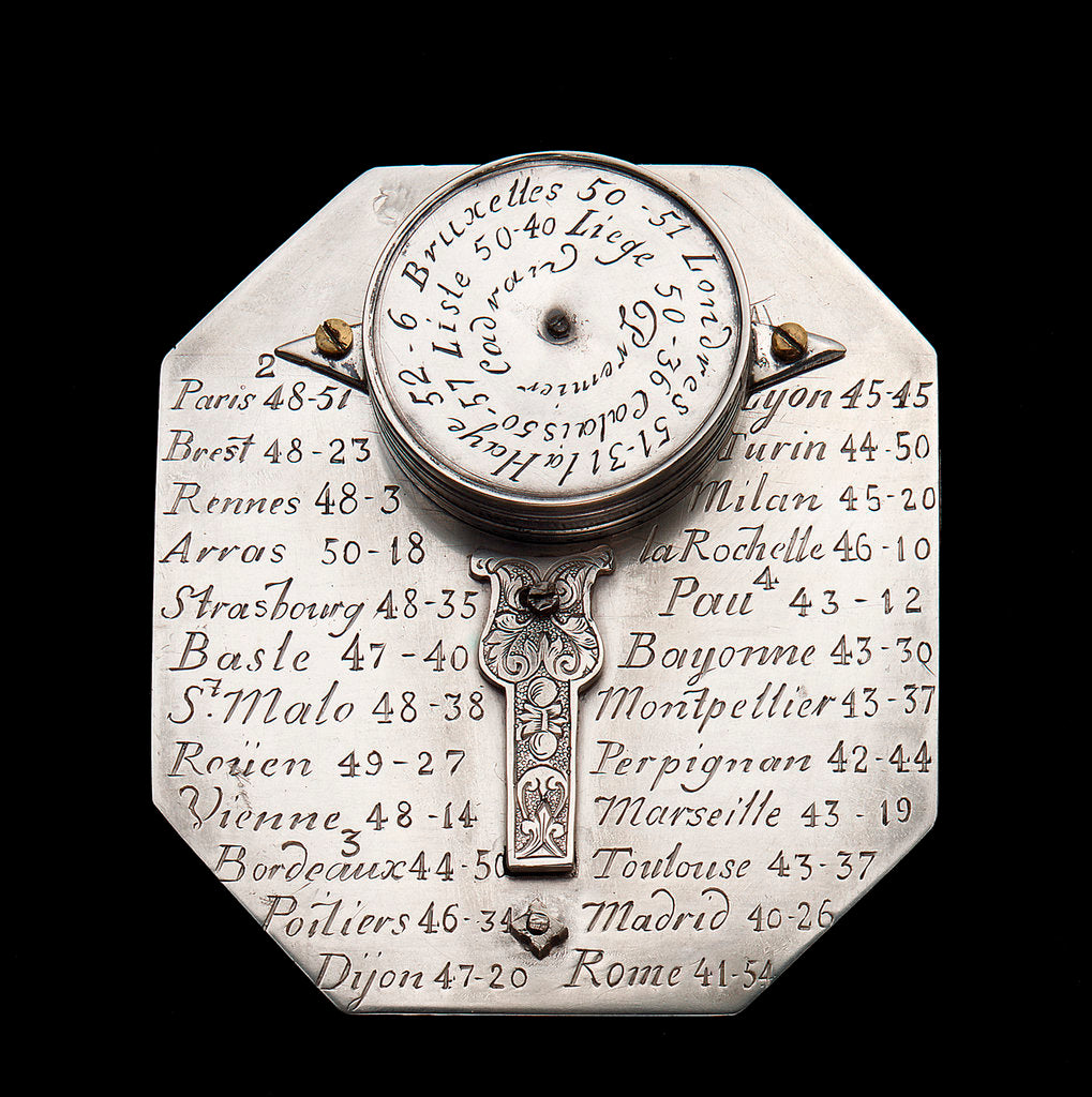 Detail of Butterfield dial by Michael Butterfield