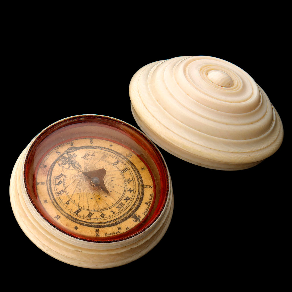 Detail of Magnetic dial, with lid by Samuel Porter