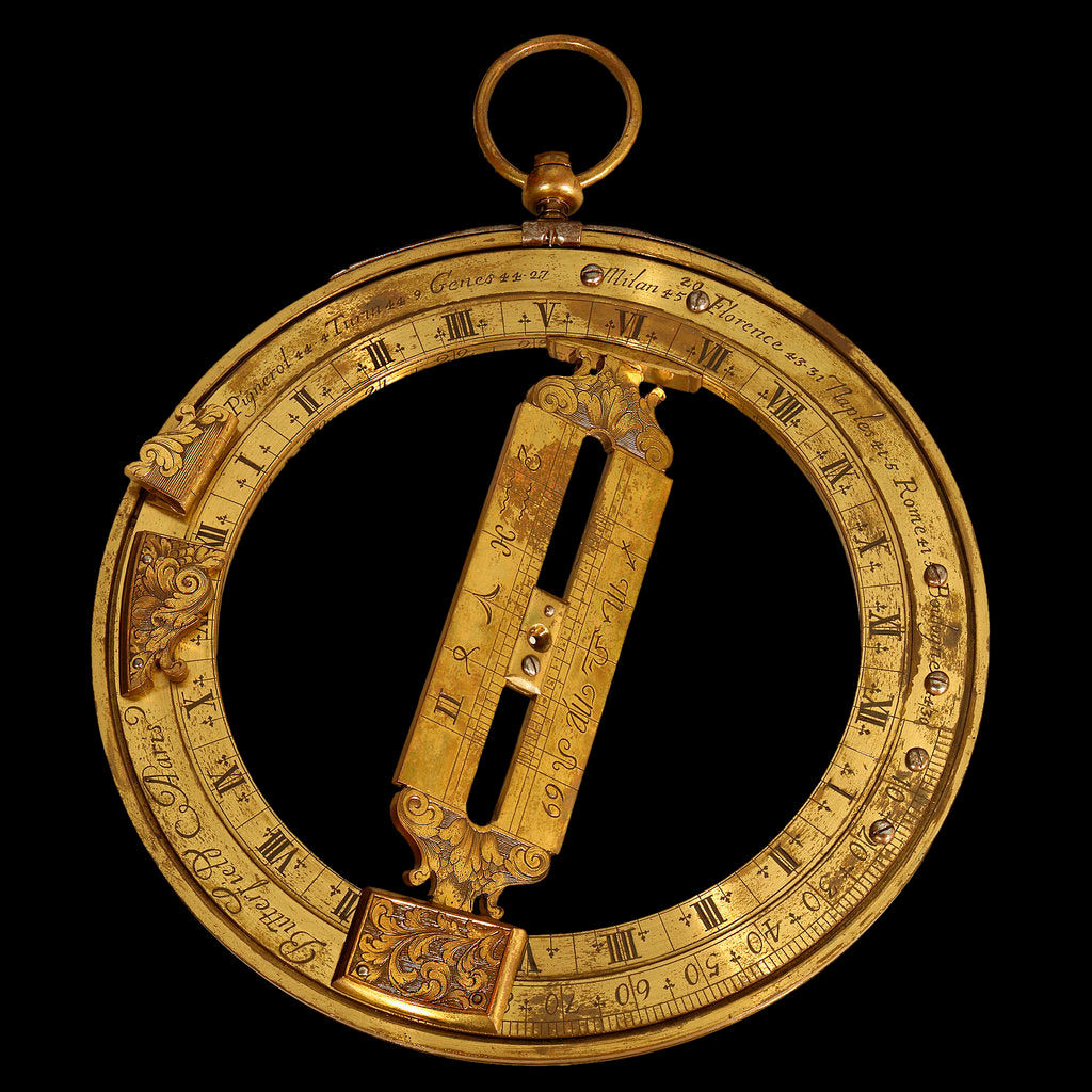 Detail of Universal equinoctial ring dial by Michael Butterfield