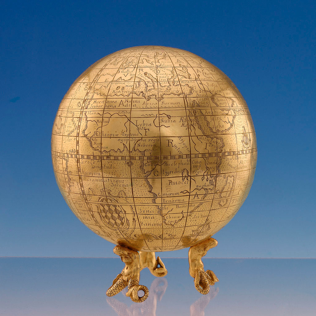 Detail of Terrestrial table globe by Spirinx