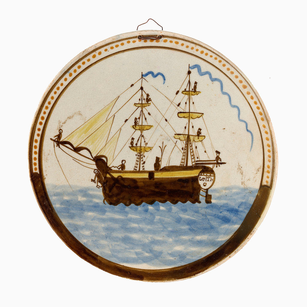 Detail of Pratt ware plaque by Unknown