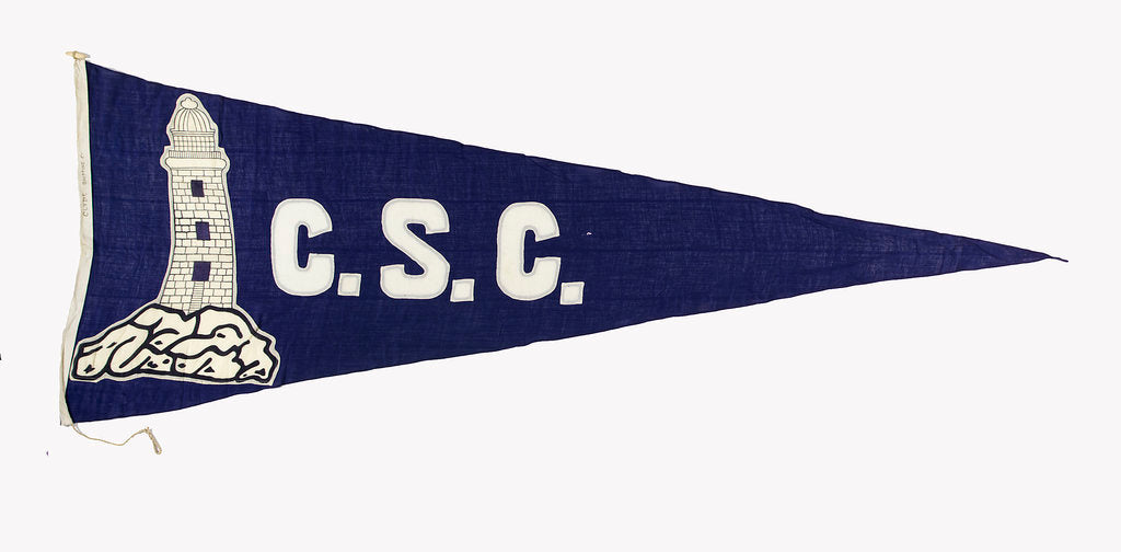 Detail of House flag, Clyde Shipping Co. Ltd by Unknown