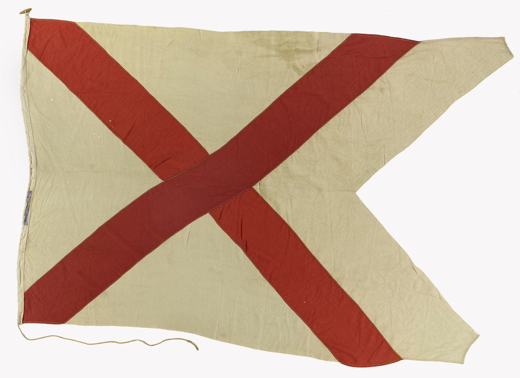 Detail of House flag, British India Steam Navigation Company by Unknown