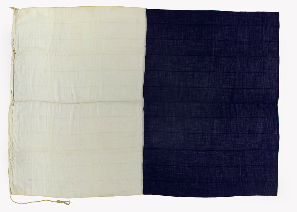 Detail of House flag, Brocklebank Line by Unknown