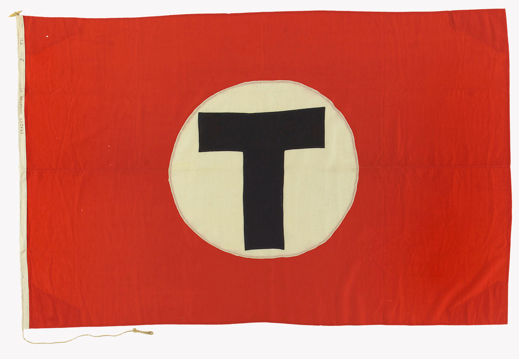 Detail of House flag, Trader Navigation Co. Ltd by unknown